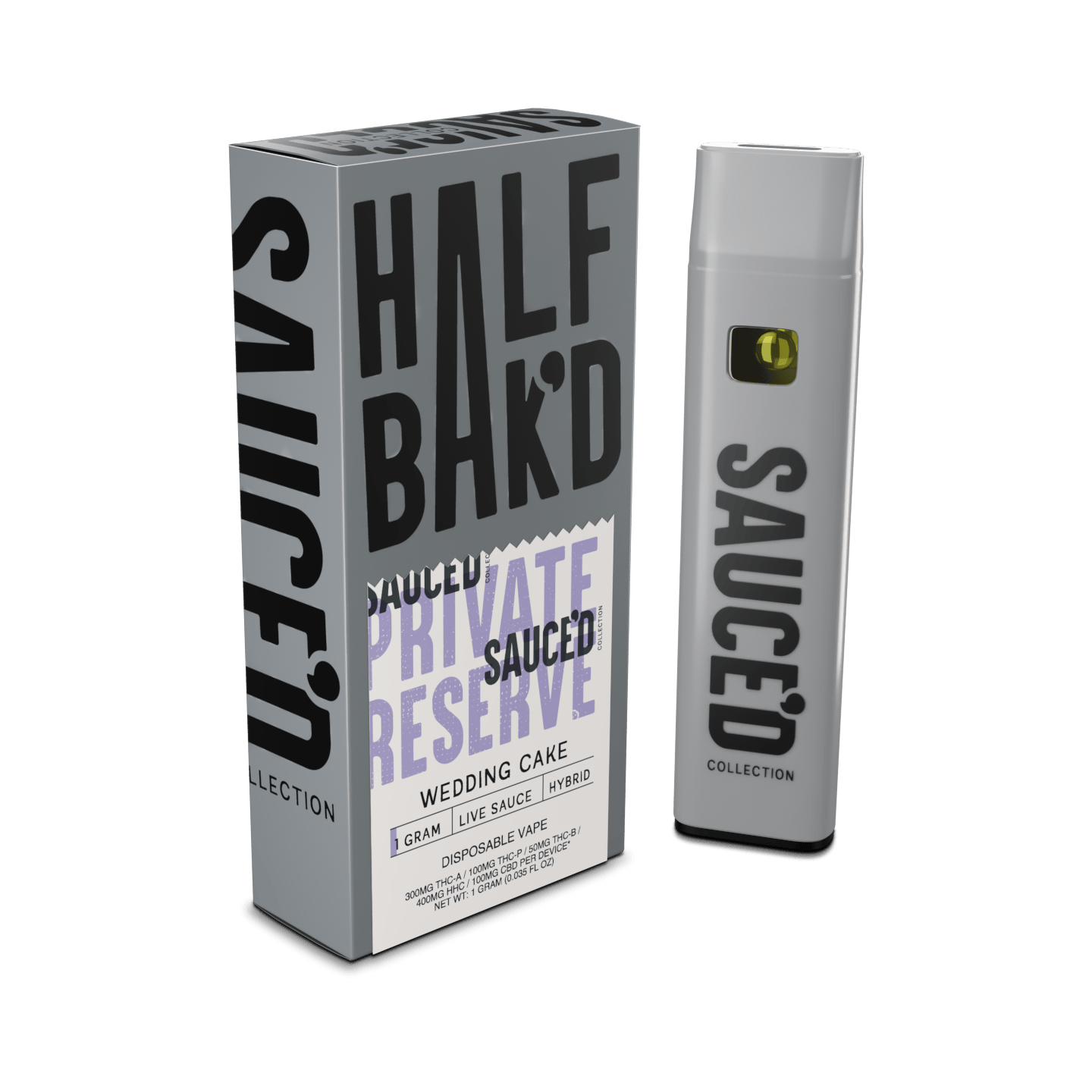 Wedding-Cake-1G-Hybrid-Live-Resin-Disposable-HALF-BAK-D-Disposable-1-40451749904673-1.png Wedding Cake | 1G Hybrid Live Resin Disposable - Image 1